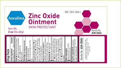 Zinc Oxide Ointment 2 Oz Tube